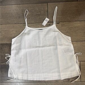 GAP White Camisole with Side Ties